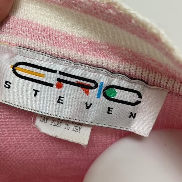 Vintage 1980s Pink Cardigan Sweater Button Sweater - Picture 4 of 8